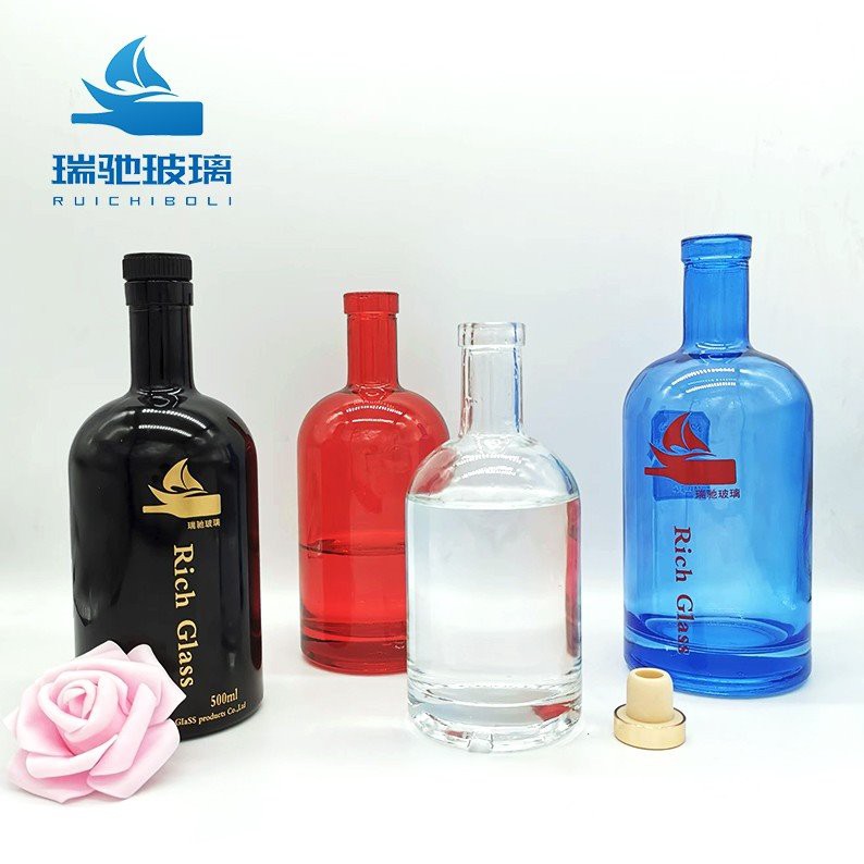 375ml clear glass bottles