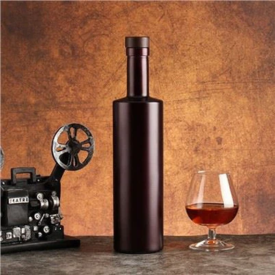 Sticle de vin din sticla neagra