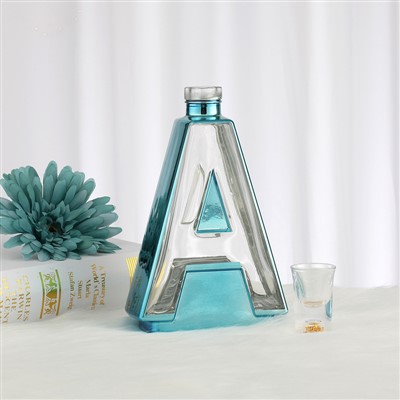 Popular   Stil   Albastru   Pictură   A   Formă   Sticlă   700ML